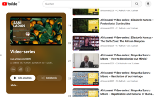 AfricAvenir Video Series: Postcolonial Perspectives (2020)